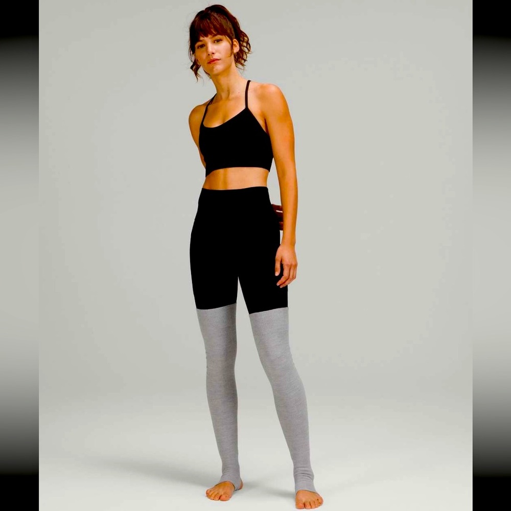 BNWT Lululemon Evolution leg warmer, one size, grey